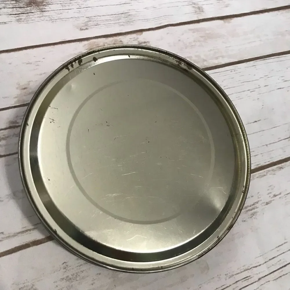 Collectible Vintage RUSSELL‎ STOVER CANDIES Butter Mints Tin 6.5 x 2
